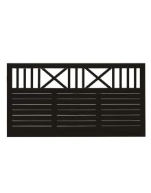 Plus Nostalgi Hegn - 180×95 cm - Sort RAL 9005