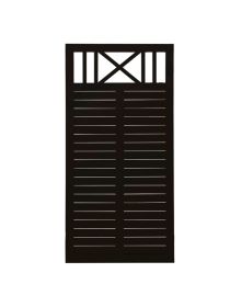 Plus Nostalgi Hegn - 90×180 cm - Sort RAL 9005