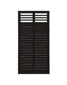 Plus Decora Hegn Sort RAL 9005 - 90x180 cm