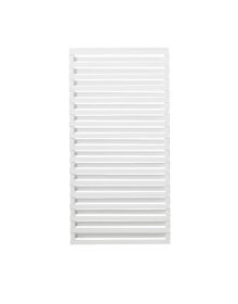 Plus Osaka Hegn Ral 9010 Hvid - 90x180 cm