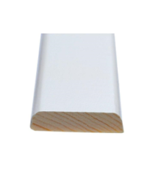 Hvid 5x27x3000 mm Vægliste fyr