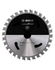 Bosch Rundsavklinge Accu Std - Stål 136X20X30T