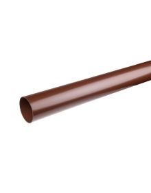 Plastmo Nedløbsrør Ø90 mm brun 3 m