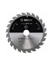 Bosch Rundsavsklinge ACCU STD Træ 136x20mm