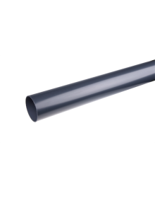 Plastmo Nedløbsrør Ø75 mm grafit 3 m