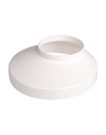 Plastmo Brøndkrave 90 mm hvid 130 mm