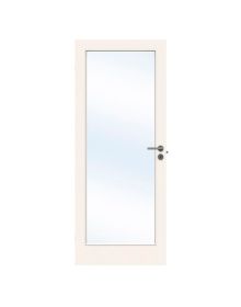 Swedoor Celledør Easy GW1 m. 1 glasfelt  40x725x2040 mm - Hvid