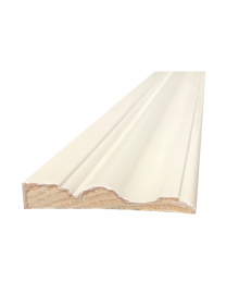 Almue Indfatning hvidmalet 15x91 mm
