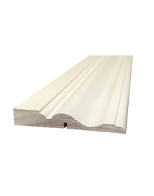 Almue Indfatning hvidmalet 21x115 mm