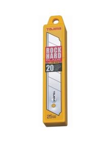 Tajima knivblad 25 mm Hardrock 20 stk.