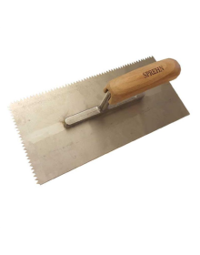 Sprehn Tandspartel 10x10mm, 130x280mm, Rustfrit Stål