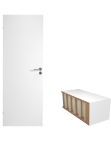 Swedoor Easy GW Hvid Glat Celledør M21