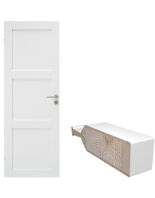 Swedoor Unique 03L Hvid Massiv M21