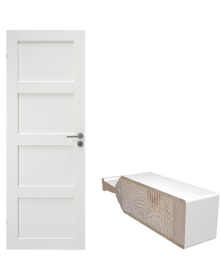 Swedoor Unique 04L Hvid Massiv M21