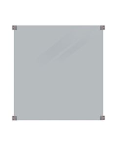 Plus Lamineret Glashegn - 90×91 cm - klart - m/galv. beslag
