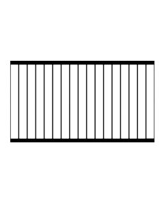 Plus Basic Forhavehegn - 150×85 cm - Sort