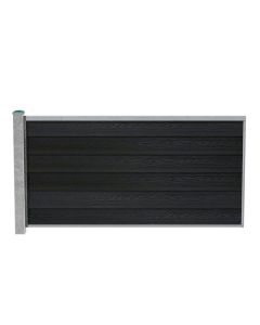 Wimex Hegnsfag Glyngøre Royal A-profil Sort 900 x 1890 mm
