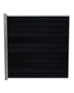 Wimex Hegnsfag Glyngøre Royal A-Profil Sort 1800 x 1893 mm