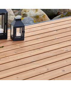 Thermo Fyr Glat Terrassebrædder glat/glat 25x115 mm 420 cm