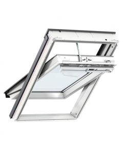 Velux Integra Vippevindue Solcelledrevet - Hvidmalet træ
