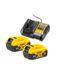 Dewalt 18V XR 5.0AH Batteri og DCB1104 Batterisæt 18V 1,5-6,0 AH