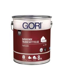 Gori 605 Træbeskyttelse dækkende-Kridt hvid-5 L