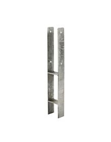 Plus H-Stolpefod 60 cm til nedstøbning - 9x9 cm 