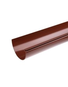 Plastmo Tagrende nr. 12 Brun plast - 4 m