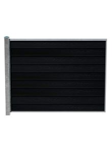 Wimex Hegnsfag Glyngøre Royal A-profil Sort 1400 x 1893 mm
