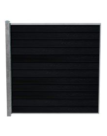 Wimex Hegnsfag Glyngøre Royal A-Profil Sort 1800 x 1893 mm