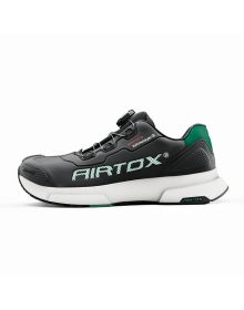 Airtox FL44 Sikkerhedssko ESD Sort/Militærgrøn m. Whitelayer