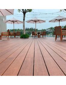 H&W Bambus terrassebrædder 20x137x3050 mm - Cognac