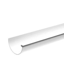 Plastmo Tagrende nr. 12 Hvid plast - 4 m 