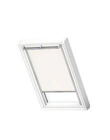Velux Mørklægningsgardin Manuel - Hvid m. hvide skinner
