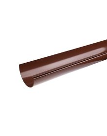 Plastmo Tagrende nr. 10 Brun plast - 4 m