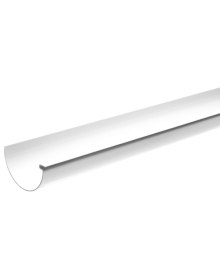 Plastmo Tagrende nr. 12 hvid 3 m