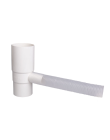 Plastmo Vandudtag 75 mm m/flex hvid