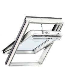 Velux Integra Vippevindue Solcelledrevet - Hvidmalet træ
