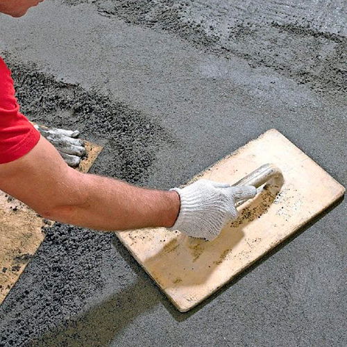 Bland korrekt og få den perfekte beton  